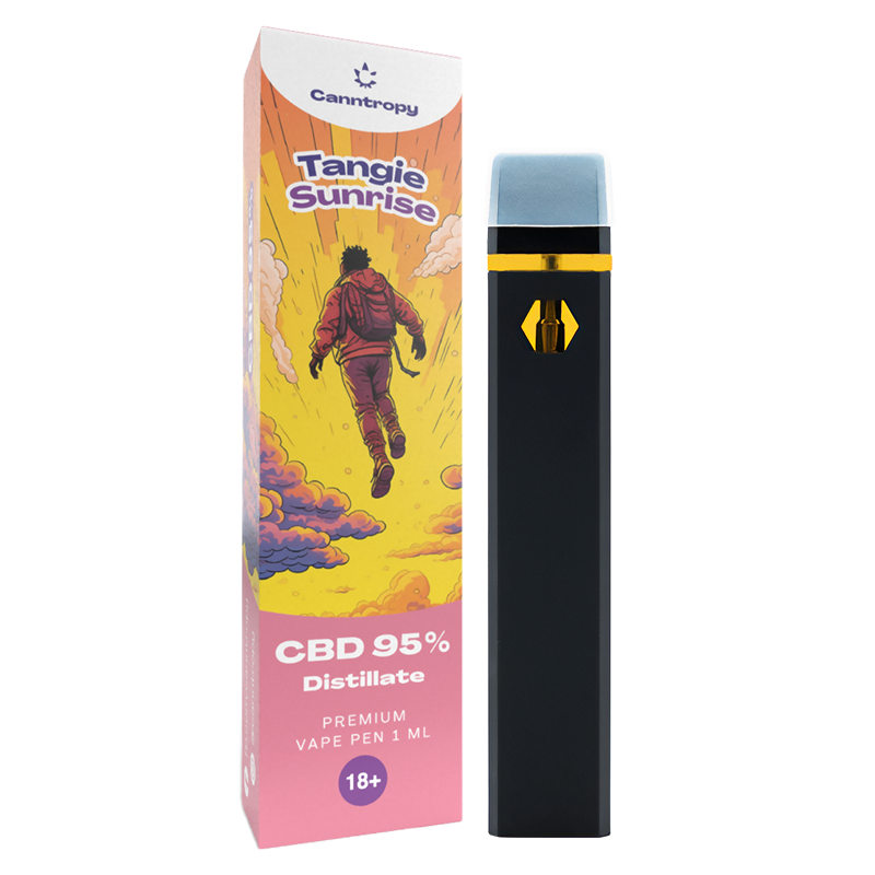 Canntropy Disposable Vape Pen "Tangie Sunrise" CBD 95% - 1 ml