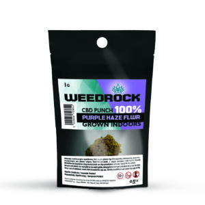 WeedBase Ανθοί Κάνναβης CBD Punch 100% "Purple Haze" - 2gr, 5gr